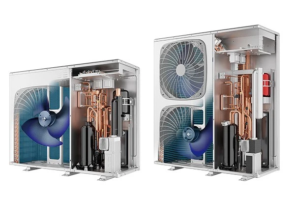 Heat pump internal structure Heat pump internal structure